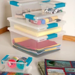 Sterilite Miniature Clip Storage Box W/ Latch Lid, 6 Pack, & Medium Clip Storage Box W/ Latch Lid, 4 Pack For Home, Office, And Workspace Organization -Storage Specialty Store GUEST 58c801b4 13a8 4f0a 8337 5032754c26b6