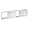 Closetmaid 102900 Decorative Home Stackable 4-Cube Cubeicals Organizer Storage In White With Hardware For Toys, Office, Or Home