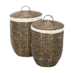 Set Of 2 Sea Grass Storage Baskets Khaki - Olivia & May 11 Set Of 2 Sea Grass Storage Baskets Khaki - Olivia & May -Storage Specialty Store GUEST 5d5b061d 2080 4cbe 9664 f8b9f7b7e680