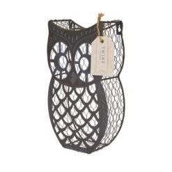 Twine Wise Owl Cork Holder, Decorative Wine Cork Storage And Decor, Set Of 11, Metal With Brown Finish Owl Cork Display -Storage Specialty Store GUEST 5f586e68 9061 4351 a5ac c3076c016541