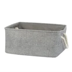 PiccoCasa Household Fabric Closet Blanket Box Container Organizer Decorative Storage Bins 16" X 12.2" X 8" Gray 1 Pc -Storage Specialty Store GUEST 5f9490d2 40fd 4780 bc4d c0170b094d2b