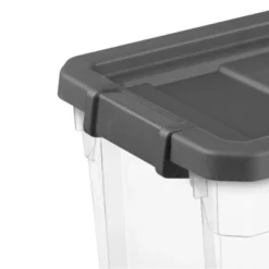 Sterilite 30 Quart Clear Plastic Stackable Storage Container Bin Box Tote With Grey Latching Lid Organizing Solution For Home & Classroom 11 Sterilite 30 Quart Clear Plastic Stackable Storage Container Bin Box Tote With Grey Latching Lid Organizing Solution For Home & Classroom -Storage Specialty Store GUEST 623fc3fd 63fc 4c1d bfba e7aaa1af4bf2
