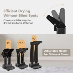 Costway 2-Shoe Electric Shoe Dryer Warmer Portable Adjustable Boots Socks Gray -Storage Specialty Store GUEST 638a9933 5fda 46d7 b3fb 8af871543167