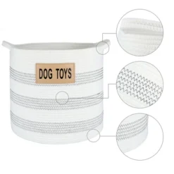Midlee Dog Toy Rope Cotton Basket -Storage Specialty Store GUEST 660783ec f7ca 41c0 a629 f59cd42733ff