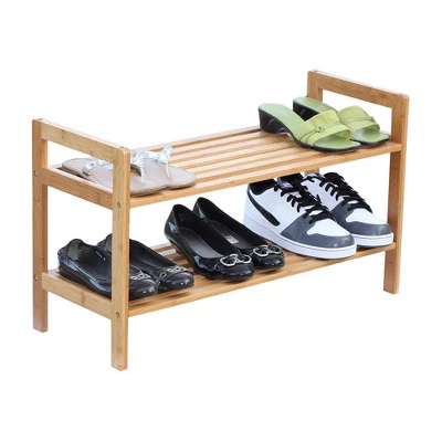 Oceanstar 2 Tier Shoe Rack, Square 4 Oceanstar 2 Tier Shoe Rack, Square - Image 4