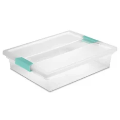 Sterilite Large Clear Plastic Stackable Storage Container Bin Box Tote With Clear Latching Lid Organizing Solution For Home & Classroom -Storage Specialty Store GUEST 681f52f9 8860 418b 90fc 3f5beda2a04b