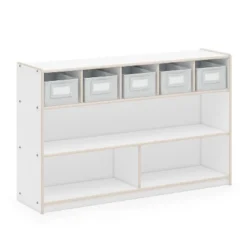 Guidecraft EdQ Shelves And 5 Bin Storage Unit - 30" -Storage Specialty Store GUEST 6df9742e 5ec1 4610 8473 7608c0ed09a0