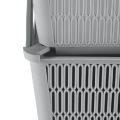 Simplify 2pk Large Slide And Stack Storage Shallow Totes Gray -Storage Specialty Store GUEST 6e476fb4 8fc4 4a04 b793 b2a7ffbc94ef