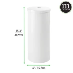 MDesign Toilet Tissue Roll Holder Canister Stand, Stores 3 Rolls, 2 Pack 16 MDesign Toilet Tissue Roll Holder Canister Stand, Stores 3 Rolls, 2 Pack -Storage Specialty Store GUEST 750918e7 65f0 4b8f 8563 35ee5da6f3b8