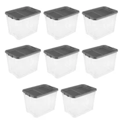 Sterilite 108 Qt. Clear Stacker Storage Container Tote W/ Latching Lid 13 Sterilite 108 Qt. Clear Stacker Storage Container Tote W/ Latching Lid -Storage Specialty Store GUEST 76ff4e0d 52e7 4409 b7d0 77c6572ee816