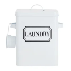 Farmlyn Creek Laundry Detergent Container For Powder, Beads, Pods, Laundry Canister With Scoop For Bathroom Organizing, 100 Oz Capacity, 7 X 9 X 6 In -Storage Specialty Store GUEST 77fc2410 0bcb 4099 9505 d28f3adbc61c