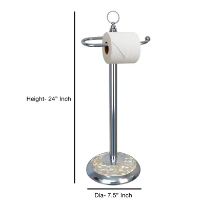 Freestanding Toilet Tissue Holder Chrome/MOP - Nu Steel 3 Freestanding Toilet Tissue Holder Chrome/MOP - Nu Steel - Image 3