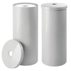 MDesign Toilet Tissue Roll Holder Canister Stand, Stores 3 Rolls, 2 Pack 22 MDesign Toilet Tissue Roll Holder Canister Stand, Stores 3 Rolls, 2 Pack -Storage Specialty Store GUEST 7a06b0c2 31a1 41a8 9971 0d56298cdcb3