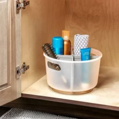 Divided Tote Frost/Gray - Madesmart -Storage Specialty Store GUEST 7db84519 6c87 4d76 aefe 908f3d6ad94e