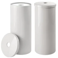 MDesign Toilet Tissue Roll Holder Canister Stand, Stores 3 Rolls, 2 Pack 25 MDesign Toilet Tissue Roll Holder Canister Stand, Stores 3 Rolls, 2 Pack -Storage Specialty Store GUEST 7de14816 9ba3 416c b629 e4ef6722ca61