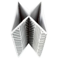 Set Of 4 11" X 11" X 11" Nonwoven Polyester Herringbone Square Storage Cube Gray - Design Imports -Storage Specialty Store GUEST 7f5a2b1c 19eb 4395 9e1f 0814eb2aeb38