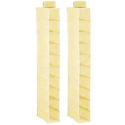 MDesign Fabric Shoe Rack Holder Storage Shelf, Metal Frame, 20 Cube -Storage Specialty Store GUEST 80fac592 8720 43fc b210 faccba8832b2