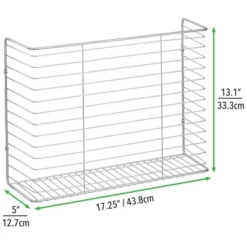 MDesign Metal Wall Mount Magazine Holder, Storage Organizer Rack 13 MDesign Metal Wall Mount Magazine Holder, Storage Organizer Rack -Storage Specialty Store GUEST 837a28cb 6104 4018 a2a0 23a4ae184ceb