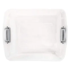Homz 15.5 Qt Plastic Multipurpose Stackable Clear Storage Container Bins With Lid For Home Or Office Organization, Gray Latch (4 Pack) -Storage Specialty Store GUEST 8b5526b3 43a5 4294 99e8 5b8dd358ecfc