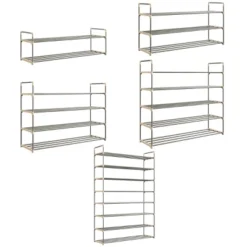 Hastings Home Five-Tier 30-Pair Shoe Storage Rack -Storage Specialty Store GUEST 8bf7ab15 7a15 4560 9723 2dd550cc45b7