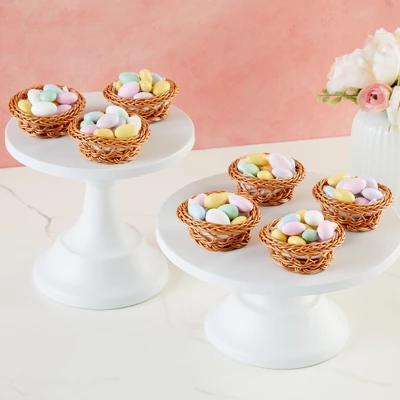 Bright Creations 24 Pack Mini Woven Baskets For Treats And Easter Decor, Brown (3.1 X 1.2 Inches) 2 Bright Creations 24 Pack Mini Woven Baskets For Treats And Easter Decor, Brown (3.1 X 1.2 Inches) - Image 2