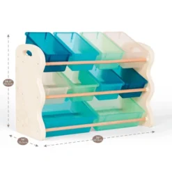 Totes Tidy Storage Bin Organizer Soft Sky - B. Spaces -Storage Specialty Store GUEST 8ff1e481 dbc5 45b5 b6d2 b81b894c37a8