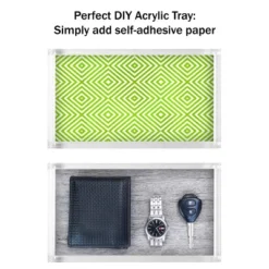 Hastings Home Decorative Acrylic Catchall Tray For Bedroom, Bathroom, And Office Storage - Clear -Storage Specialty Store GUEST 90c3e336 fdbd 4bce 8a27 619fb9575f29