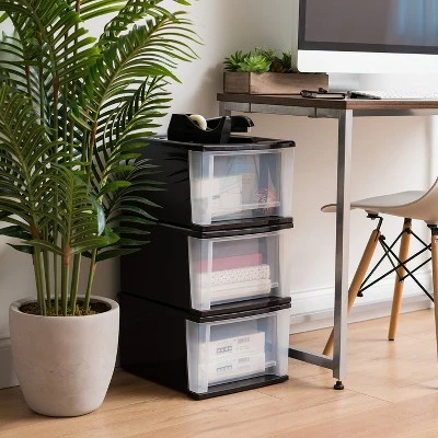 IRIS USA Stackable Plastic Dresser Chest 4 IRIS USA Stackable Plastic Dresser Chest - Image 4