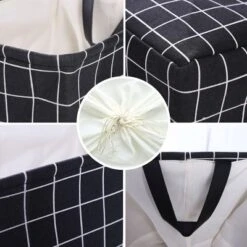 Unique Bargains Foldable Baskets Canvas Fabric Cube Container With Rope Handles Storage Bins 13 Unique Bargains Foldable Baskets Canvas Fabric Cube Container With Rope Handles Storage Bins -Storage Specialty Store GUEST 92ca27eb 74e2 48ab 8885 879cb1467aa7