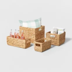 Woven Water Hyacinth Milk Crate - Brightroom™ -Storage Specialty Store GUEST 9365bfe9 dbd8 490b ac54 8d2b5765ece7
