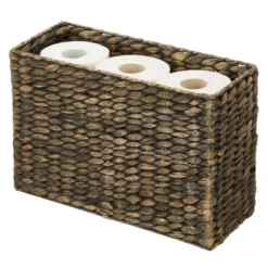 MDesign Hyacinth Rice Weave Toilet Tank Bathroom Storage Basket Bin 11 MDesign Hyacinth Rice Weave Toilet Tank Bathroom Storage Basket Bin -Storage Specialty Store GUEST 93e61509 a60e 4878 acf8 fcf43fe4c214