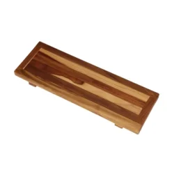 29"x2" Eleganto Teak Wood Bathtub Storage Caddy Natural - EcoDecors -Storage Specialty Store GUEST 9433323f b708 40b8 bd12 7dc38715aa1d