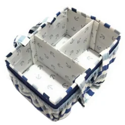 Bacati - Little Sailor Storage Caddy -Storage Specialty Store GUEST 94899c61 2b1f 4c78 9393 5e048f7bece7