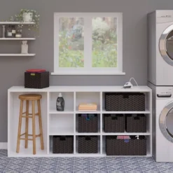 3pc Melanie Woven Fiber 2 Small And 1 Large Basket Set Chocolate - Winsome -Storage Specialty Store GUEST 94c84fcf ee80 4cb6 9ff3 b20c485d8819 1