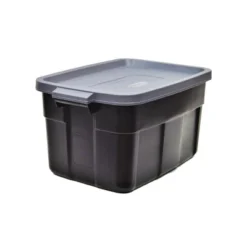 Rubbermaid Roughneck Tote 31 Gallon Stackable Storage Container W/ Stay Tight Lid & Easy Carry Handles, 3 Pack -Storage Specialty Store GUEST 95a7e1ec 635a 412c b800 d194ba8b4f0a