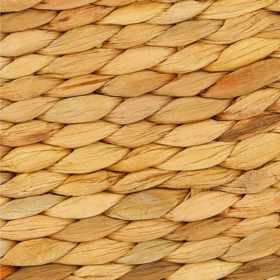 MDesign Hyacinth Rice Weave Toilet Tank Bathroom Storage Basket Bin 4 MDesign Hyacinth Rice Weave Toilet Tank Bathroom Storage Basket Bin - Image 4