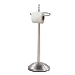 Freestanding Toilet Tissue Holder Brushed Nickel - Nu Steel 7 Freestanding Toilet Tissue Holder Brushed Nickel - Nu Steel -Storage Specialty Store GUEST 964317b3 6790 44e3 b517 9f5f856f0ca6