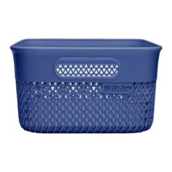 Life Story Lightweight Heavy Duty Storage Woven Trendy Basket 10 Quarts W/ Built-In Handles Blue (6 Pack) 6 Life Story Lightweight Heavy Duty Storage Woven Trendy Basket 10 Quarts W/ Built-In Handles Blue (6 Pack) -Storage Specialty Store GUEST 96a8fc09 b239 4938 aac0 e5c1d03e8be9