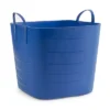 Life Story Tub Basket 6.6 Gallon Plastic Storage Tote Bin With Handles (6 Pack)