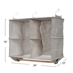 Household Essentials 4 Pocket Wide Organizer With Hangbar Silver 11 Household Essentials 4 Pocket Wide Organizer With Hangbar Silver -Storage Specialty Store GUEST 992da1b4 ada2 4492 85ef 81b9d8b61af3