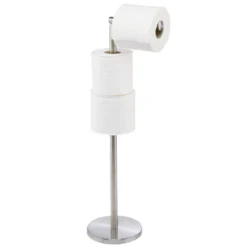 MDesign Toilet Paper Roll Holder Stand/Dispenser - Brushed Stainless - Bronze 16 MDesign Toilet Paper Roll Holder Stand/Dispenser - Brushed Stainless - Bronze -Storage Specialty Store GUEST 9aa5ac44 c607 4f5e 9160 a791ccdbb8a5
