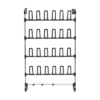 Organize It All Overdoor 12 Pair Shoe Rack With 4 Accessory Hooks