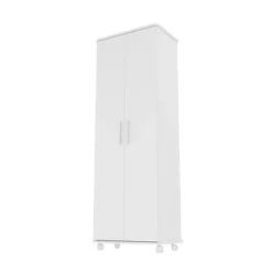 Catalonia 1.0 Mobile Shoe Closet White - Manhattan Comfort -Storage Specialty Store GUEST 9cf6c192 1a16 4053 8b40 8631d5f2820d