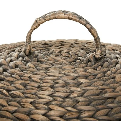 Set Of 2 Sea Grass Storage Baskets Khaki - Olivia & May 4 Set Of 2 Sea Grass Storage Baskets Khaki - Olivia & May - Image 4