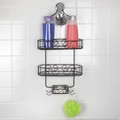 Home Basics Scroll Shower Caddy -Storage Specialty Store GUEST a76ed477 93b1 45aa 86e2 b2c6279c8ae4