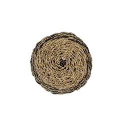 Hanging Basket Black Woven Seagrass & Rope By Foreside Home & Garden -Storage Specialty Store GUEST a78b7811 687d 4295 a4d5 a89c1f9886c2