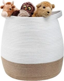 Midlee Rope & Jute Bottom Toy Basket -Storage Specialty Store GUEST a7d6a1a6 982c 46d3 aac0 a56c7588e7ed