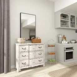 41" 3 Tier Rustic Farmhouse Iron Basket Stand - Olivia & May -Storage Specialty Store GUEST a91aa142 ea52 4ca4 bce2 fc3e8d084365