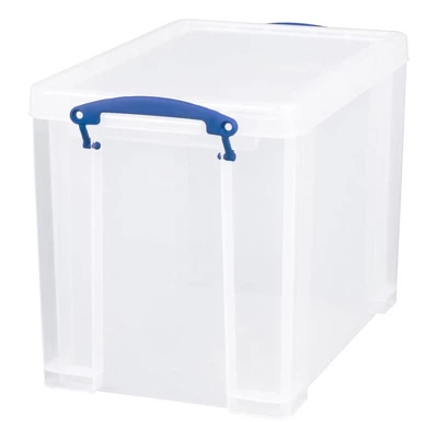 Really Useful Box 19 Liter Plastic Stackable Storage Container With Snap Lid & Built-In Clip Lock Handles For Home & Office Organization, (10 Pack) 2 Really Useful Box 19 Liter Plastic Stackable Storage Container With Snap Lid & Built-In Clip Lock Handles For Home & Office Organization, (10 Pack) - Image 2