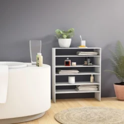 Costway 3 PCS Stackable Shoe Rack 31-Inch Horizontal Organizer 2-tier StorageShelf WhiteBrown 13 Costway 3 PCS Stackable Shoe Rack 31-Inch Horizontal Organizer 2-tier StorageShelf WhiteBrown -Storage Specialty Store GUEST a9e8b2a7 8af0 4619 81ee eba5ff0508a7